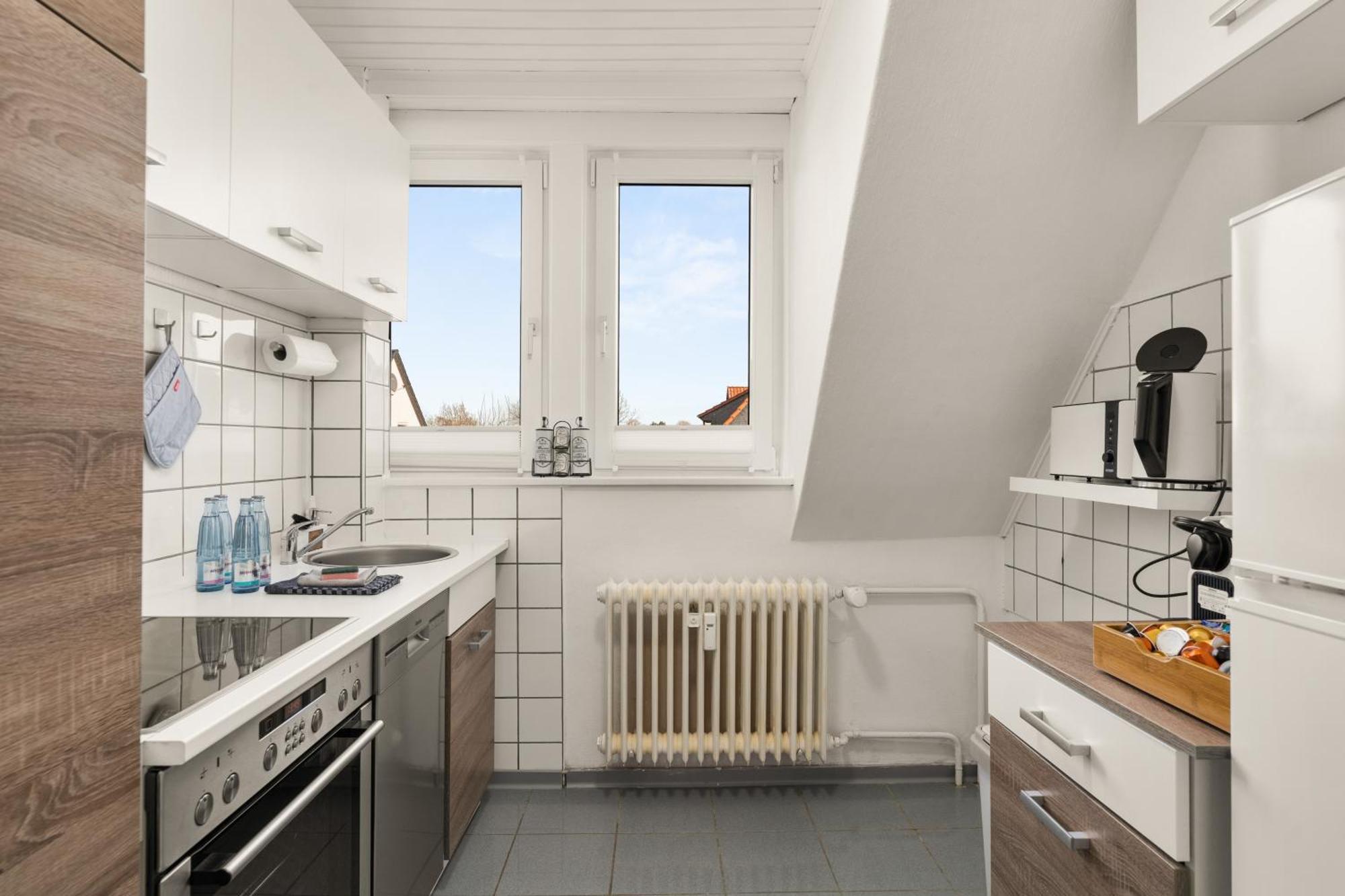Immo-Vision - Natur Design Apartments, Parkplatz, Kueche Calberlah Luaran gambar