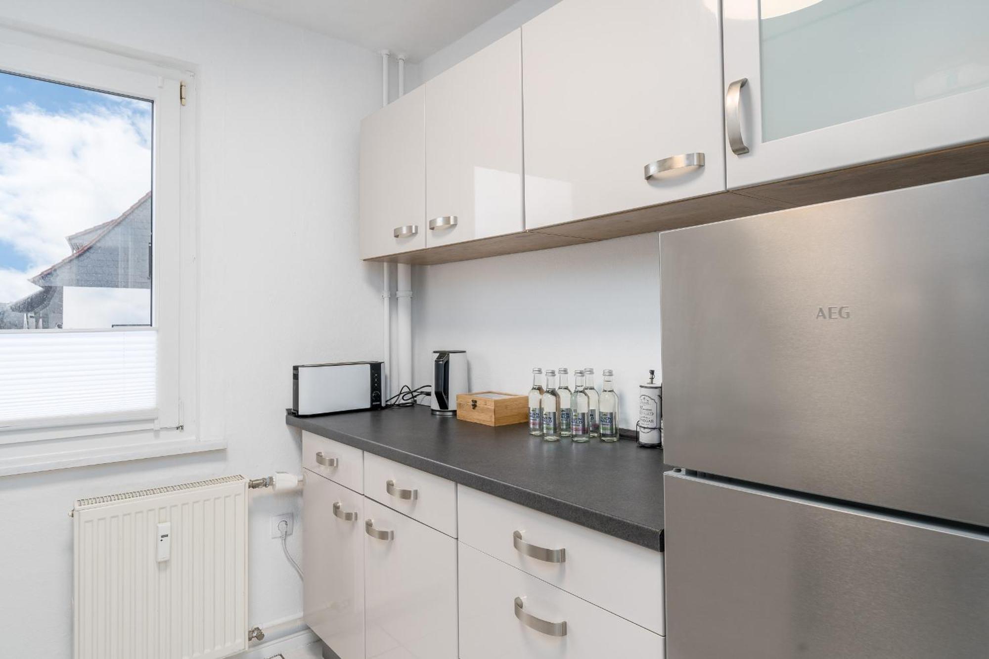 Immo-Vision - Natur Design Apartments, Parkplatz, Kueche Calberlah Luaran gambar